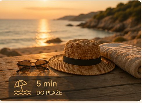 Plaža u uvali Soline – pet minuta hoda od apartmana